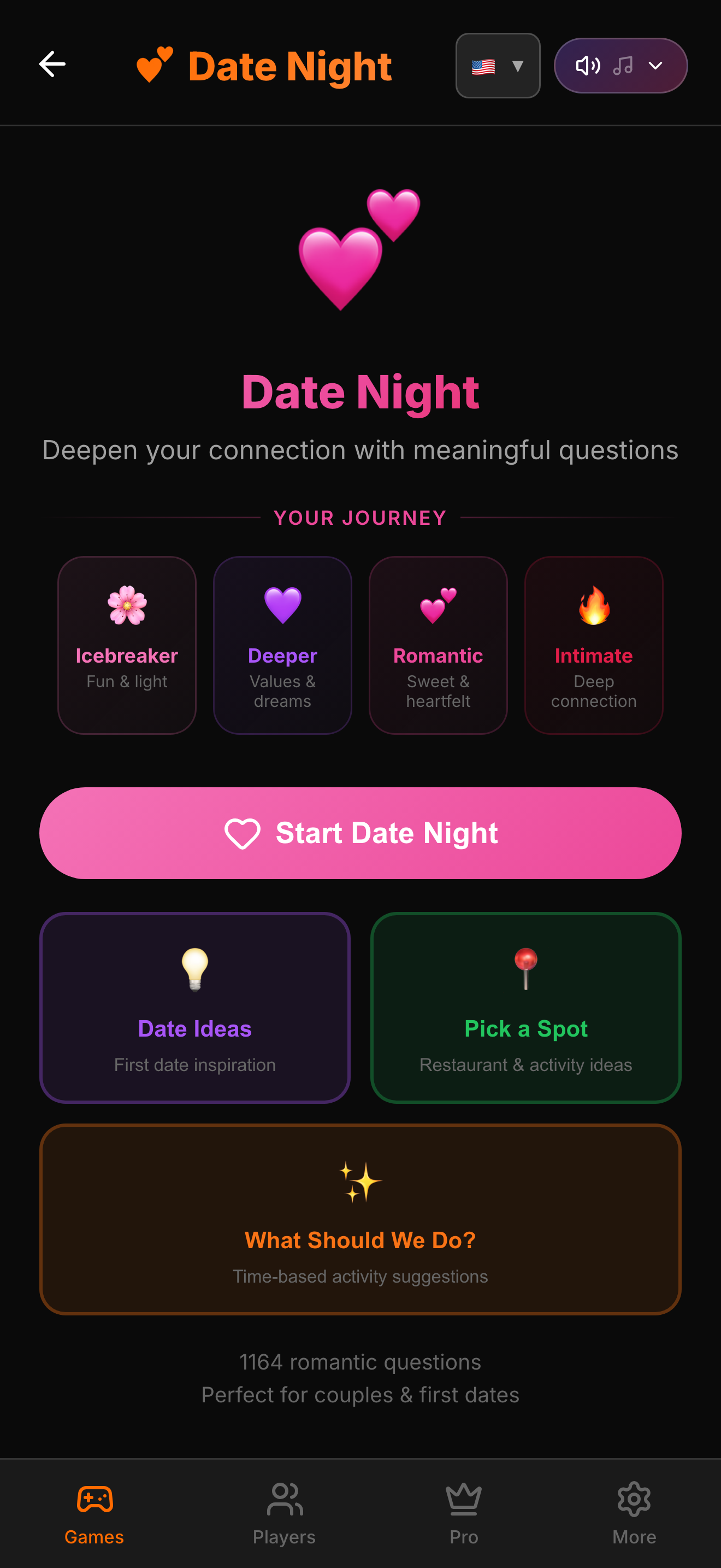 Date Night mode in Chips & Chill